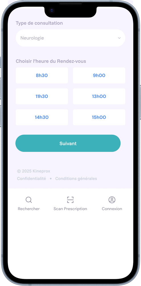 Prise de RDV en ligne