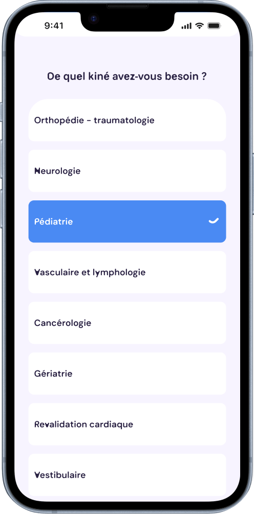 Recherche par spécialité